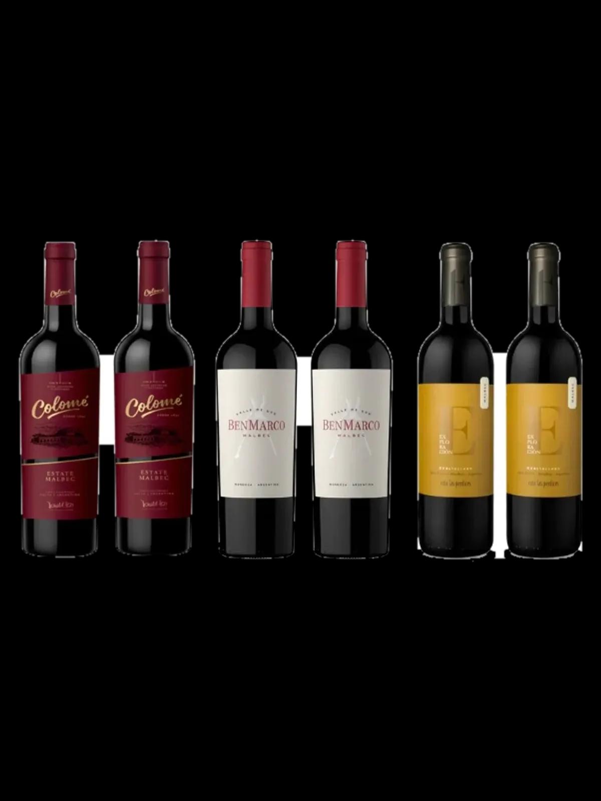 Combo "Ruta 40: Tour de Terroirs" - 2 Colomé Estate + 2 Las Perdices Exploración + 2 Susana Balbo Benmarco